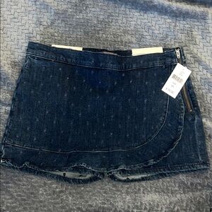 🩷5/$25 DL1961 Dark Blue kids active denim dot Mini Skort